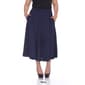 Plus Size White Mark Tasmin Flare Midi Skirt - image 8