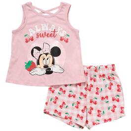 Toddler Girl Disney&#40;R&#41; Junior Minnie Always Sweet Tank & Shorts Set