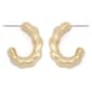 Steve Madden Vintage Textured Hoop Earrings - image 2
