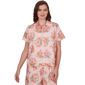 Petite Ruby Rd. Renaissance Romance Scallop Floral Blouse - image 1