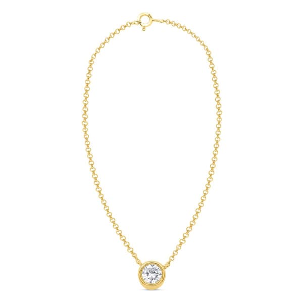 Nova Star® 1/2ctw. Lab Grown Diamond Bezel Necklace