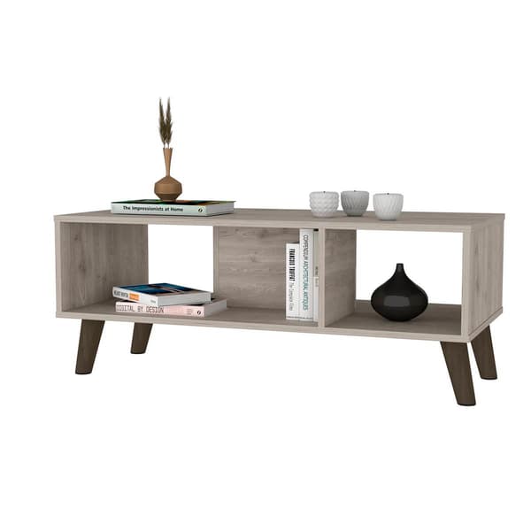 FM FURNITURE Oregon Light Grey Coffee Table