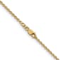 Gold Classics™ 10kt. 2mm Solid Cable Chain Necklace - image 2