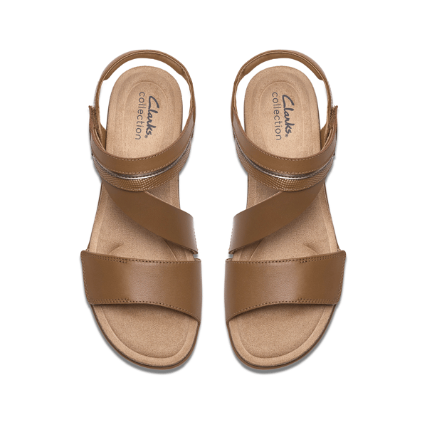 Womens Clarks® Collection Kacha Wave Wedge Sandals