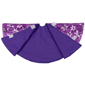 Northlight 20in Purple Sequin Snowflake Mini Christmas Tree Skirt - image 5