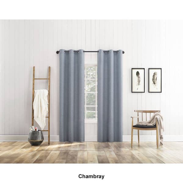 Huron 2pk. Long Fold Blackout Grommet Panel Curtains