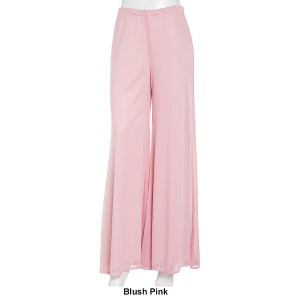 Womens Connected Apparel Chiffon Wide Leg Pants