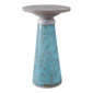 Sagebrook Home Rawson Glass Art Wood Top Accent Table - image 3