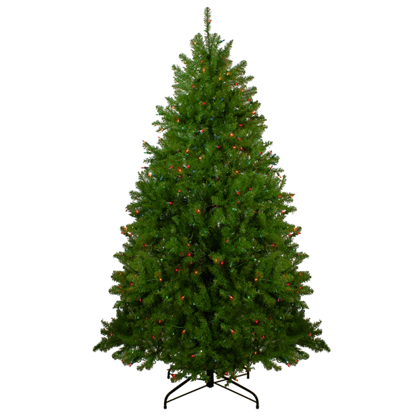 Northlight 6.5ft. Northern Pine Pre-lit Full Christmas Tree - image 