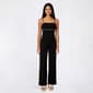 Juniors Madden Girl Knit Dobby Piped Trim Jumpsuit - image 1