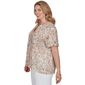Plus Size Hearts of Palm Tropical Twist Paisley Blouse - image 4
