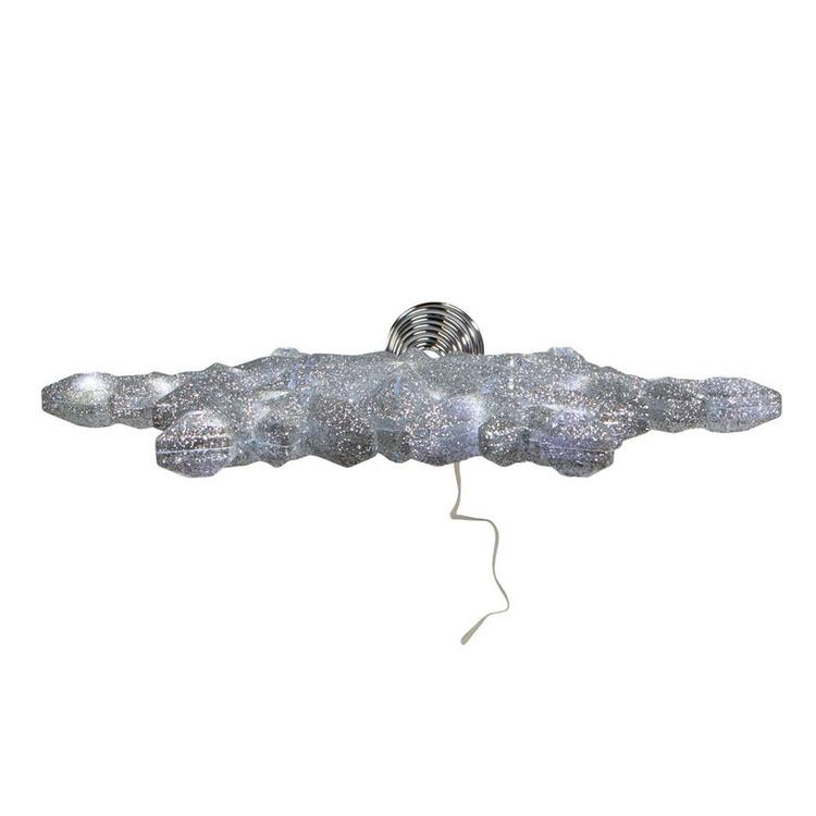 Kurt Adler 25-Light LED Glittered Snowflake Tree Topper
