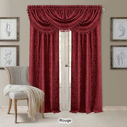 Elrene Antonia Waterfall Room Darkening Valance - 52x36