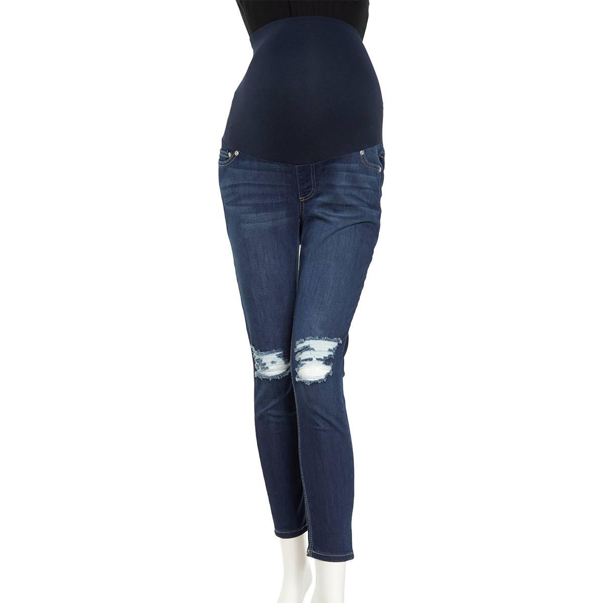 Womens Grey Harper Skinny Maternity Jeans
