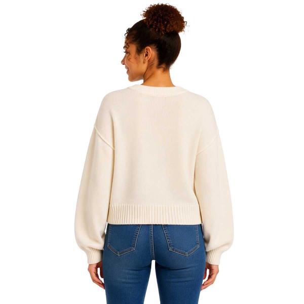 Juniors Pink Rose Exposed Seam Button Front Cardigan