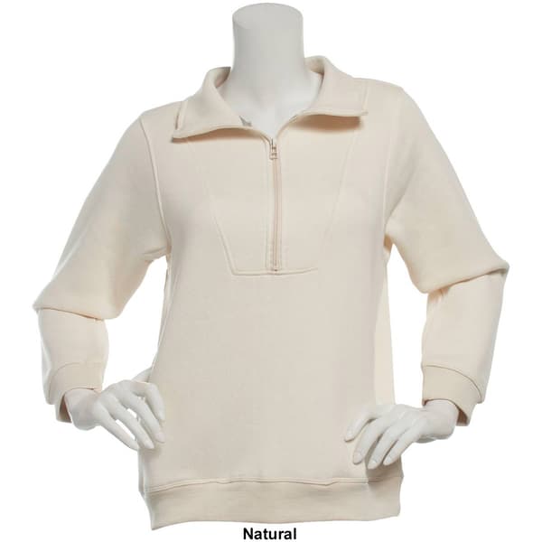 Womens Starting Point Ultra Soft 1/4 Zip Pullover Sweatshirt