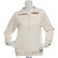 Womens Starting Point Ultra Soft 1/4 Zip Pullover Sweatshirt - image 3