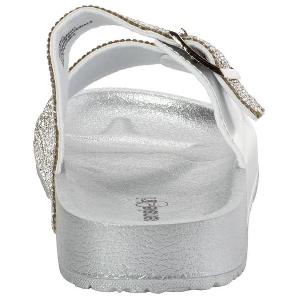 Big Girls Kensie Girl Rhinestone Strap Slide Sandals