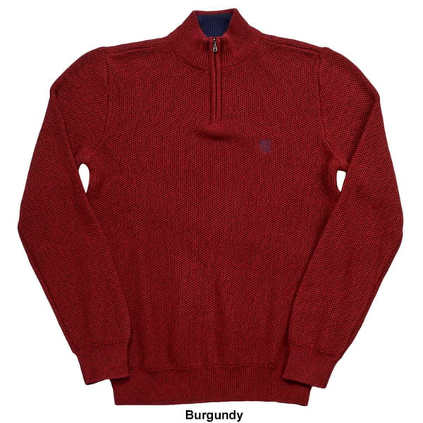 Chaps EST. 1978 Men's Quarter Zip Brown Sweater Size M