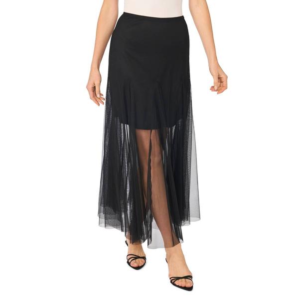 Womens Cece Po Midi Skirt With Tulle - image 