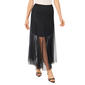 Womens Cece Po Midi Skirt With Tulle - image 1