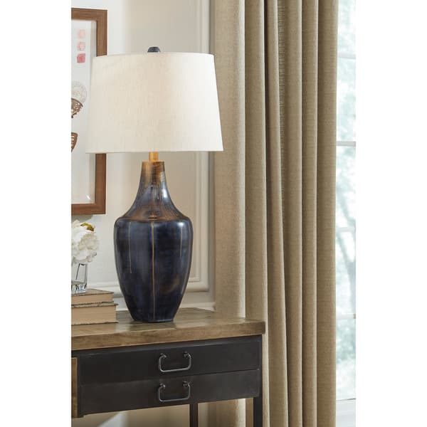 Signature Design by Ashley Distressed Metal Table Lamp