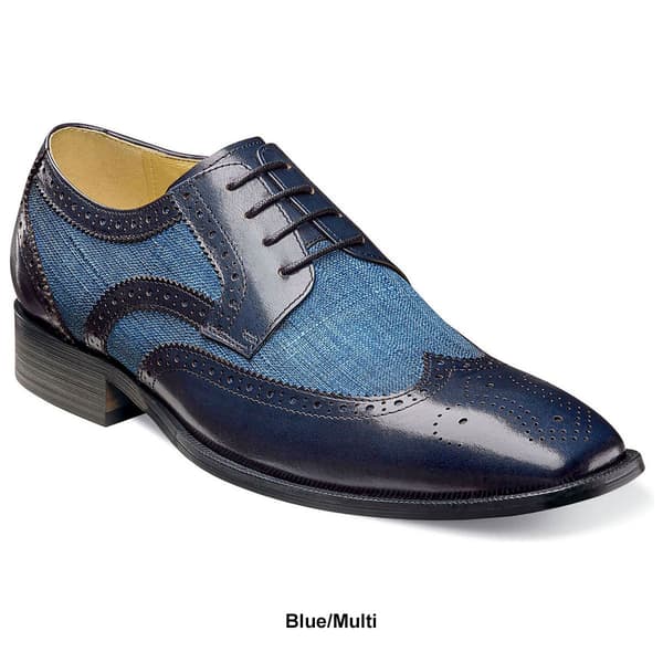 Mens Stacy Adams Kemper Wing Tip Oxfords