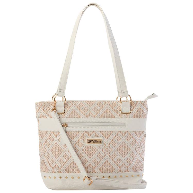 Stone Mountain Santa Fe Straw Donna Tote