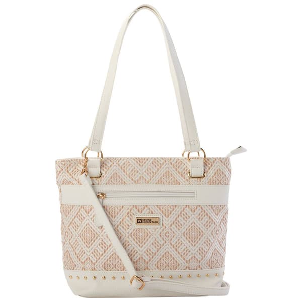 Stone Mountain Santa Fe Straw Donna Tote - image 