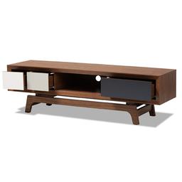 Baxton Studio Svante 3 Drawer TV Stand