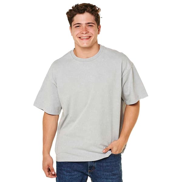 Young Mens Hollywood Jeans Oversized Mineral Washed Tee