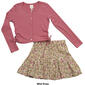 Girls (7-16) Belle Du Jour Cinched Sides Top &amp; Floral Skirt Set - image 2