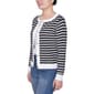 Plus Size NY Collection Stripe Button Front Knit Cardigan - image 3