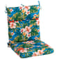 Jordan Manufacturing Floral High Back Cushion - Turquoise/Coral - image 1