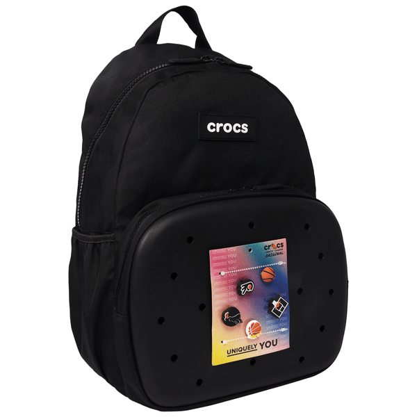 Crocs™ Back to School Black Backpack with Sports Jibbitz™ Charms