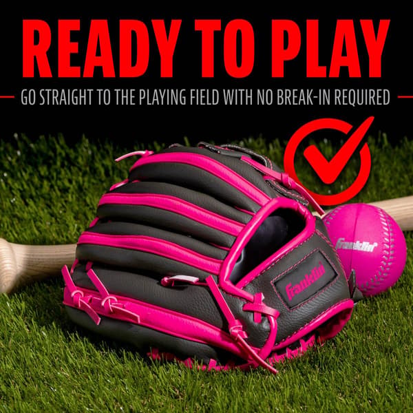 Franklin® 9.5in. RTP Teeball Glove & Ball Combo - Right Hand