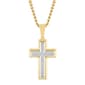 Mens Gentlemen''s Classics(tm) Two-Tone Cross Pendant - image 1