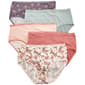 Womens Laura Ashley® 5pk Brushed Micro Brief Panties LS3208-5PKBJ - image 1