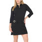 Petites MSK 3/4 Sleeve Grommet Pocket Dress - image 1