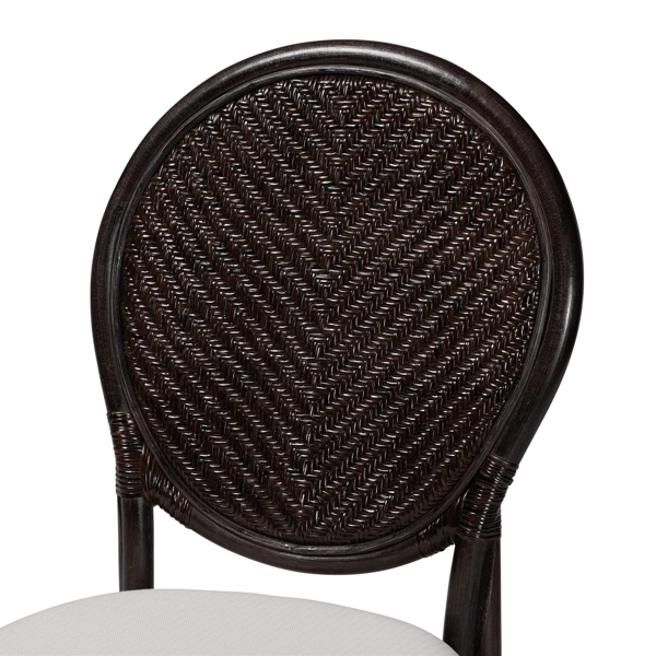 bali & pari Elmer Natural Rattan Dining Chair