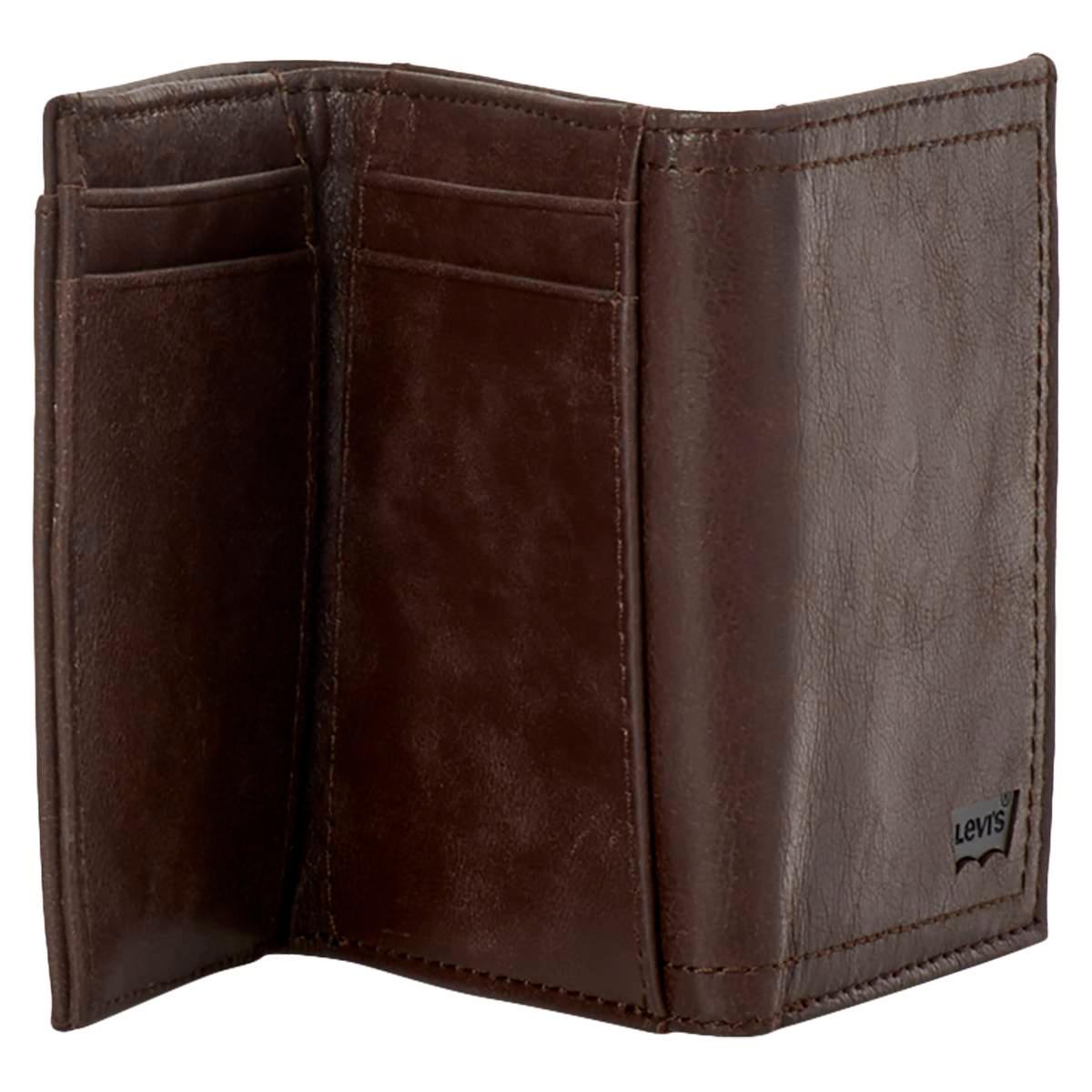Mens Levi''s® Crackle Z-Fold Wallet