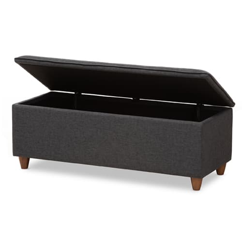 Baxton Studio Marlisa Storage Ottoman Bench
