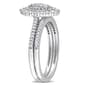 Diamond Classics™ 14kt. White Gold 1/2ctw. Diamond Halo Set - image 4