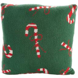 All Over Candy Cane Decorative Pillow - 16x16