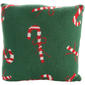 All Over Candy Cane Decorative Pillow - 16x16 - image 1