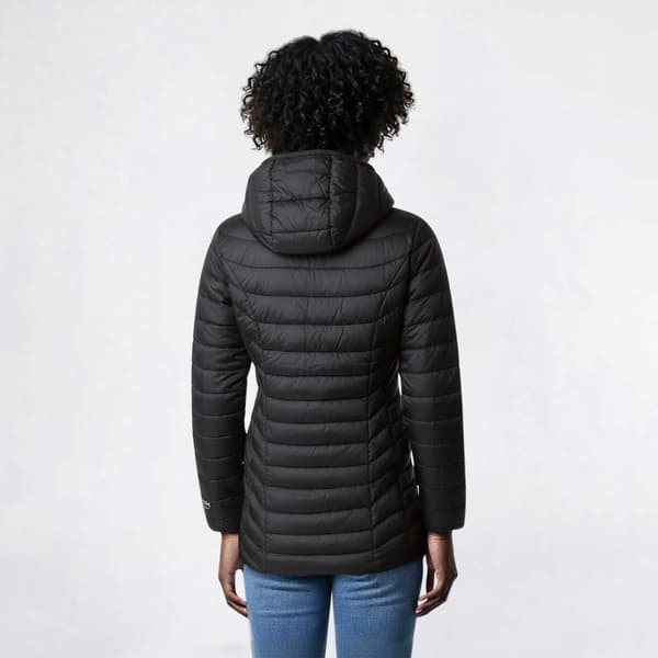 Womens Reebok Short Packable Jacket with Hood