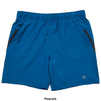 Mens RBX Stretch Diagonal Mesh Stripe Woven Shorts - Boscov's