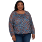 Plus Size Skyes the Limit Urban Heirloom Paisley Blouse - image 1
