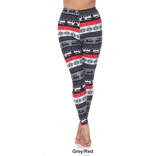 Womens White Mark Snowflake Leggings