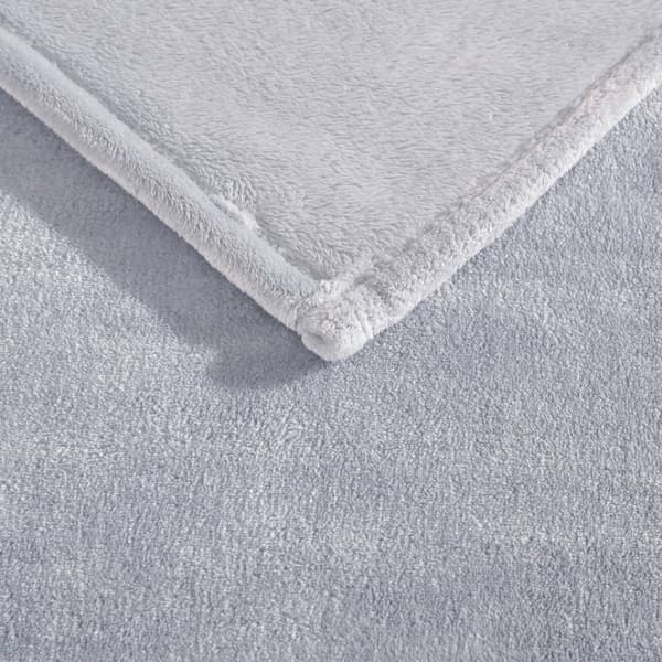 Eddie Bauer Ultra Lux Plush Solid Plush-Fleece Throw